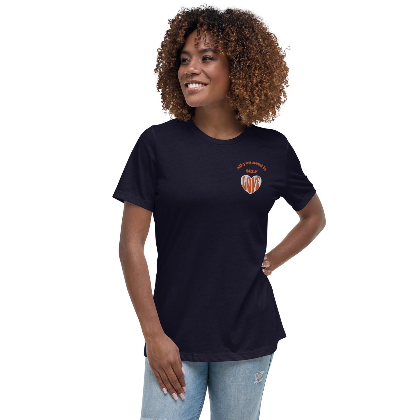 Women's Embroidered All You Need Is Love Tee